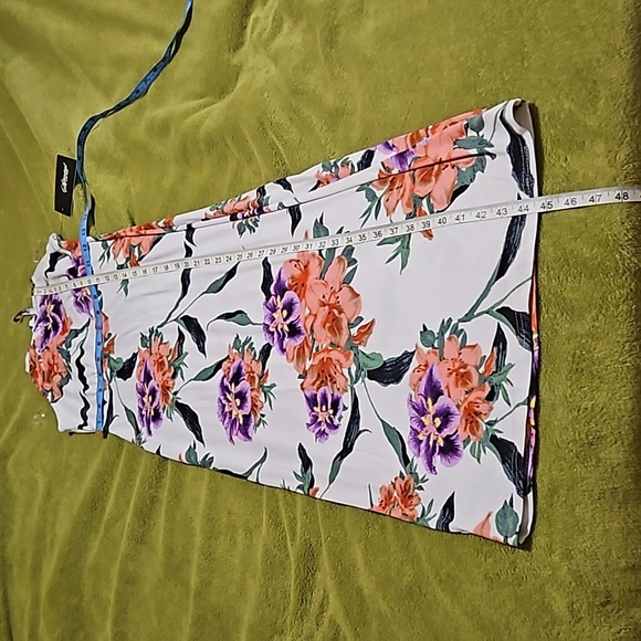 Special One Juniors Long Sleeveless Floral Pink Purple White Lightweight Dress S - Picture 8 of 12